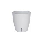 Pot en plastique rond avec réserve d'eau 35 cm eva