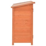vidaXL Abri de stockage de jardin 128x42x91 cm Bois