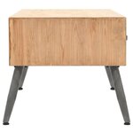 vidaXL Table basse Bois massif de sapin 115x55x50 cm