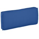 vidaXL Coussin de Palette pour siège/dossier Bleu Royal 120x50x12 cm Tissu Oxford