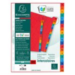 Intercalaire indexé NF A4 A-Z touches x 5 EXACOMPTA