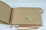 SM-LT Carnet- Dessin - Brun - 24 5x17 6cm - 28  feuilles - 135 gsm