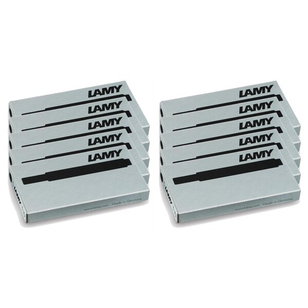 Pack 5 Cartouches d'encre Grande Capacité T10 Noir x 10 LAMY