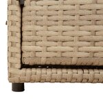 vidaXL Armoire de rangement jardin beige 110x55x60 5 cm résine tressée
