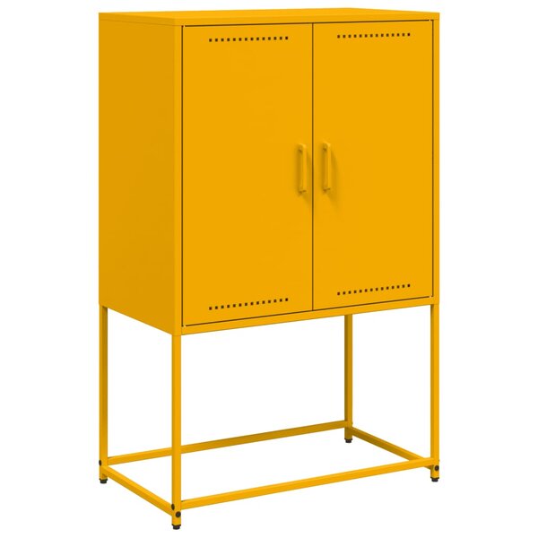 vidaXL Meuble TV anthracite 68x39x60 5 cm acier