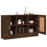 vidaXL Buffet Chêne marron 120x30 5x70 cm Bois d'ingénierie