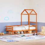vidaXL Toit de lit pour enfants 108x70x176 5 cm bois de pin massif