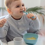 Beaba Service de repas bébé 4 Pièces Silicone Jungle