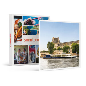 SMARTBOX - Coffret Cadeau Croisière gourmande d’1h45 sur la Seine avec dîner Menu 3 plats sur le Paris en Scène -  Gastronomie