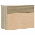 vidaXL Banc à chaussures Chêne sonoma 60x30x45 cm Bois d’ingénierie
