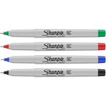 Lot de 4 marqueurs permanents - pointe ultrafine - couleurs assorties sharpie