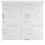 vidaXL Store roulant de douche 100x240 cm Éclaboussures