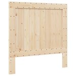 vidaXL Cadre de lit et tête de lit 100x200 cm bois de pin massif