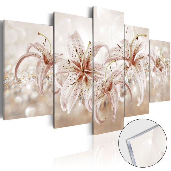 Tableau sur verre acrylique - the music of gentleness [glass] l x h en cm 100x50