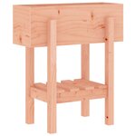 vidaXL Jardinière 62x30x69 cm bois massif douglas