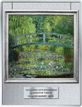 Pièce de monnaie en Argent 250 Euro g 500 (1/2 Kg) Millésime 2022 Famous Paintings WATER LILY POND GREEN HARMONY