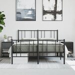 vidaXL Tables de chevet avec portes en verre 2 Pièces noir 35x37x50 cm