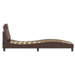 vidaXL Cadre de lit sans matelas marron 80x200 cm similicuir