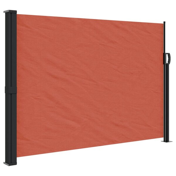 vidaXL Auvent latéral rétractable terre cuite 140x600 cm