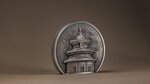 TEMPLE OF HEAVEN Beijing 2 Once Argent Monnaie 10 Dollars Cook Islands 2023