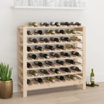 vidaXL Casier à vin 109 5x30x107 5 cm Bois de pin massif