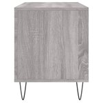 vidaXL Armoire à disques sonoma gris 100x38x48 cm bois d'ingénierie