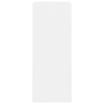 Vidaxl bibliothèque à 2 niveaux blanc 80x30x76 5 cm aggloméré