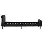 vidaXL Cadre de lit sans matelas noir velours 90x200 cm