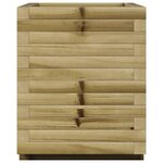 vidaXL Jardinière 40x40x49 5 cm bois de pin imprégné