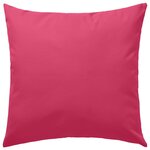 vidaXL Oreillers d'extérieur lot de 2 45 x 45 cm Rose
