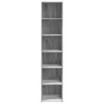 vidaXL Buffet haut sonoma gris 40x41x185 cm bois d'ingénierie