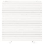 vidaXL Jardinière blanc 70x70x72 cm bois de pin massif