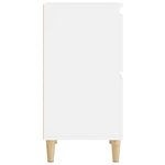 vidaXL Buffet Blanc 60x35x70 cm Bois d'ingénierie