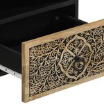 vidaXL Table de chevet 40x33x46 cm Bois de manguier solide