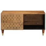 vidaXL Table basse 80x50x40 cm bois de manguier massif