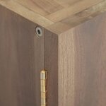 vidaXL Armoire murale de salle de bain 90x39x40 cm Bois de teck massif