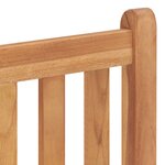 vidaXL Ensemble de salle à manger de jardin 7 Pièces Bois de teck solide