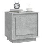 vidaXL Tables de chevet 2 Pièces gris béton 44x35x45 cm bois d'ingénierie