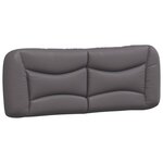vidaXL Cadre de lit sans matelas gris 120x200 cm similicuir