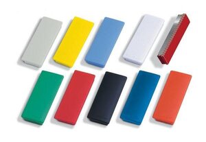 Aimant rectangulaire, jaune MAGNÉTOPLAN