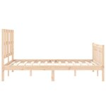 vidaXL Cadre de lit sans matelas 120x200 cm bois de pin massif