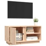 vidaXL Meuble TV 80x35x40 5 cm Bois de pin massif