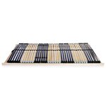 vidaXL Sommier à lattes avec 42 lattes 7 zones 100 x 200 cm