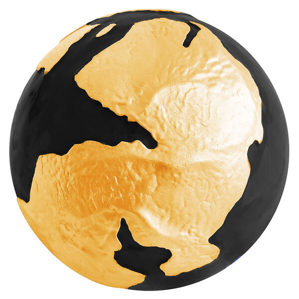 Pièce de monnaie en Argent 5 Dollars g 93.3 (3 oz) Millésime 2022 Blue Marble BLACK PANGEA BLUE MARBLE