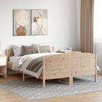 vidaXL Cadre de lit sans matelas 150x200 cm bois de pin massif