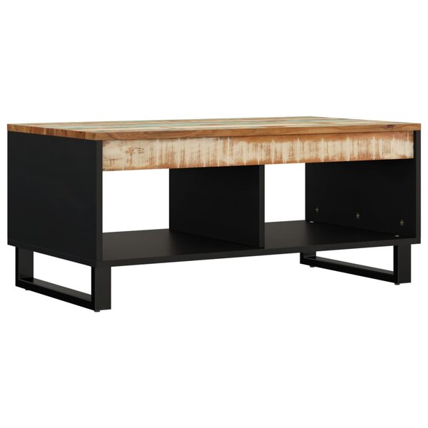 vidaXL Table basse 90x50x40 cm bois de récupération massif