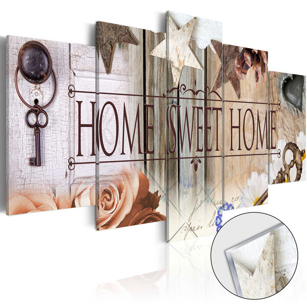 Tableau sur verre acrylique - the right key for the right door [glass] l x h en cm 200x100