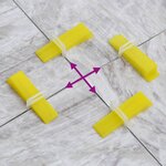 vidaXL Clips de nivellement de carreaux 1000 Pièces 3 mm