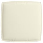 vidaXL Ensemble de coussins en palette de 2 pièces crème en tissu Oxford