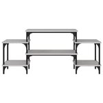 vidaXL Meuble TV Sonoma gris 117x35x52 cm Bois d'ingénierie